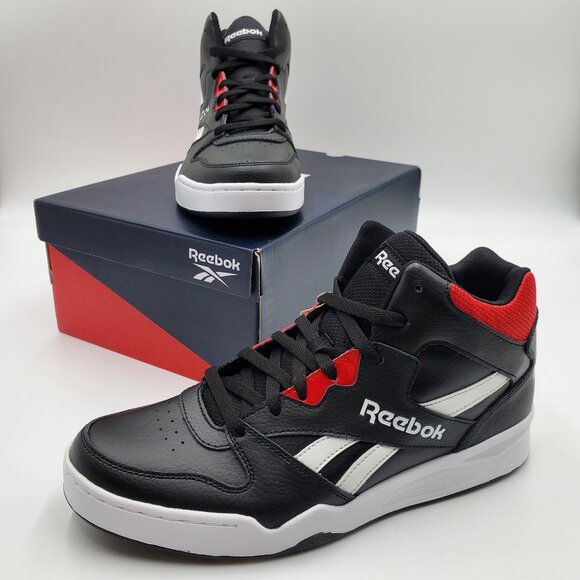 Reebok Royal BB4500 HI2 Men’s Basketball Shoes Black White Red CN6857 NEW main image 10